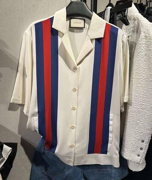 Рубашка Gucci женский белый 155799