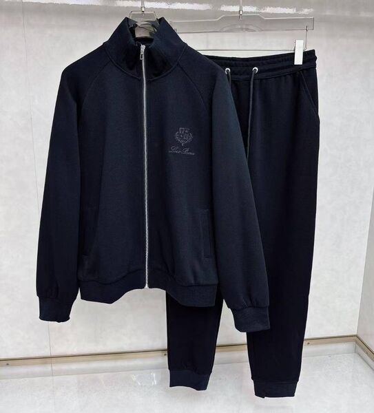 Мужской костюм Loro Piana мужской черный 174519