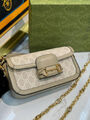 Сумка Gucci Horsebit 1955 женский канва графитовый 137915-2