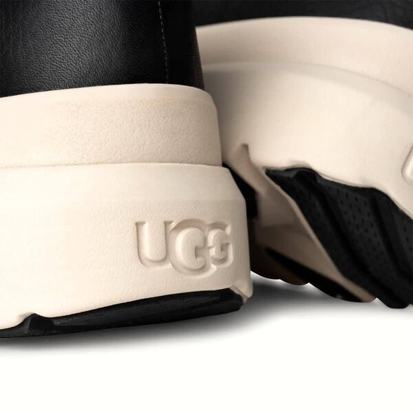 Мужские угги Ugg Mems Tasman Hybrid Leather Black мужской кожа черный 169726-4
