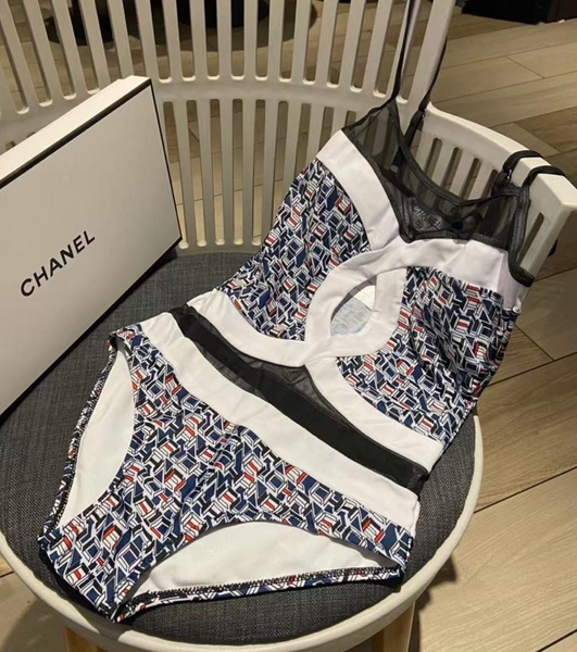 Купальник Chanel женский синий 37083