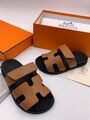 Шлепки Hermès женский кожа 89431-2