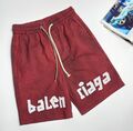 Мужские шорты Balenciaga мужской бордовый 153303-2
