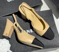 Туфли Chanel женский кожа темно-бежевый 148026