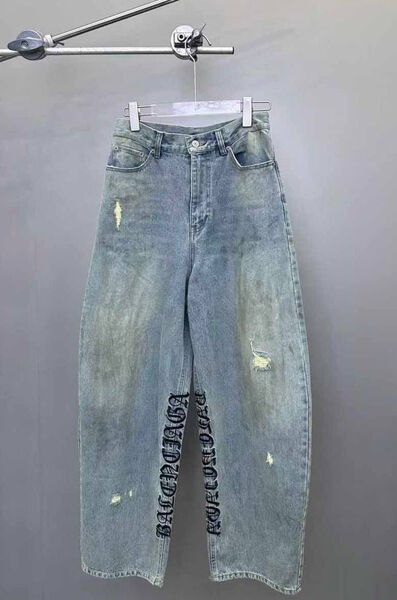 Джинсы Balenciaga женский джинса бирюзовый 170013