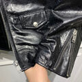 Куртка Saint Laurent женский кожа черный 39290-4