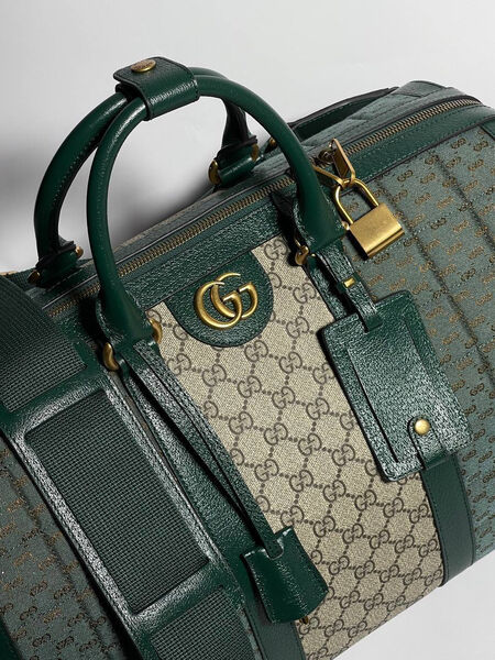 Дорожная сумка Gucci мужской канва monogram хаки 133864-6