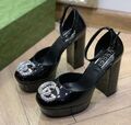 Туфли Gucci женский кожа черный 136110