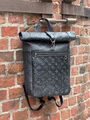 Мужской рюкзак Louis Vuitton мужской кожа черный 134333-9