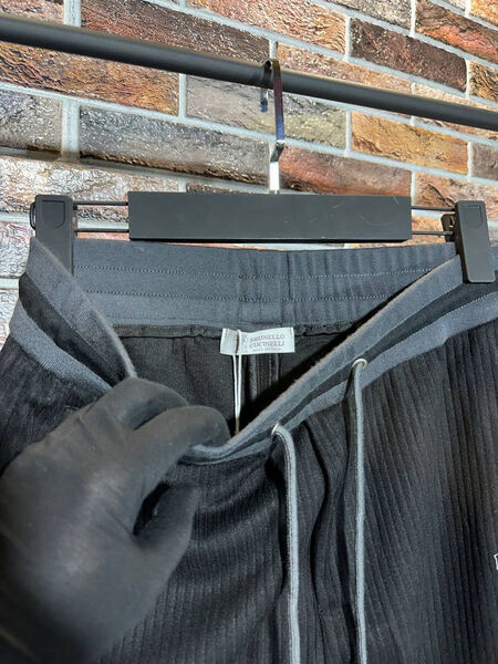 Мужской костюм Brunello Cucinelli мужской черный 157064-8