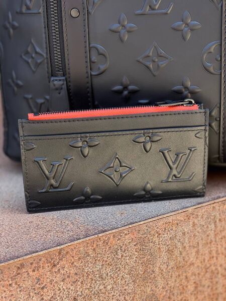 Визитница Louis Vuitton мужской кожа оранжевый 15998-5