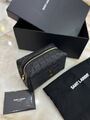 Косметичка Saint Laurent женский кожа черный 170964-3