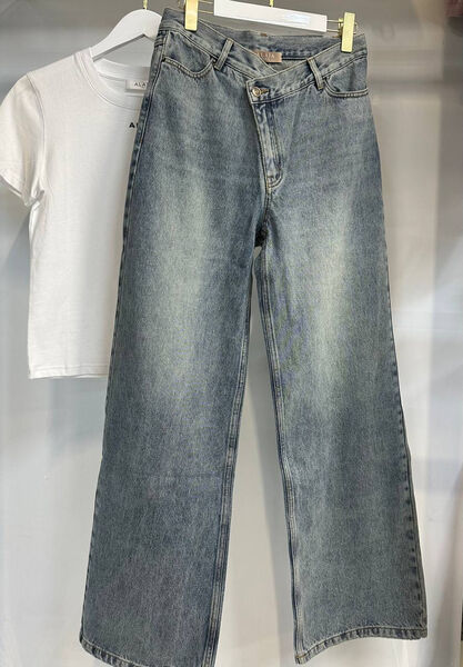 Джинсы Alaïa женский джинса графитовый 199567