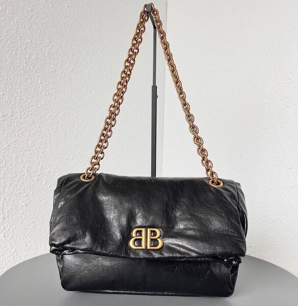Сумка Balenciaga женский кожа черный 126356