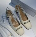 Туфли Christian Dior женский кожа белый 189101-1