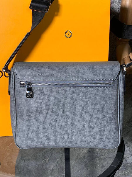 Мужская сумка мессенджер Louis Vuitton мужской кожа графитовый 115314-11