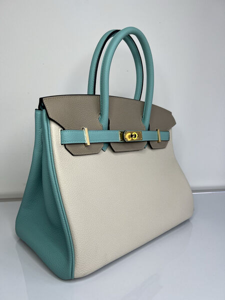 Сумка Hermès Birkin 30 женский графитовый 140086-2