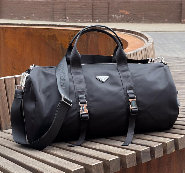 Дорожная сумка Prada мужской нейлон черный 19286