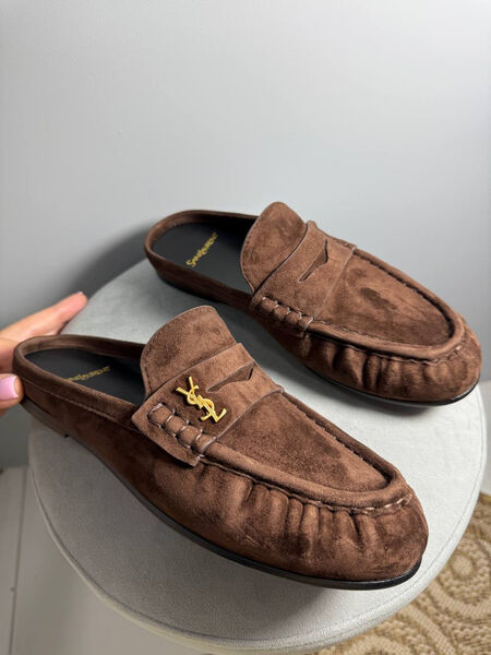 Сабо Saint Laurent женский замша 187201-4