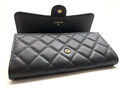 Кошелек Chanel женский кожа черный 101564-2