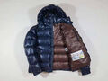 Мужской пуховик Moncler мужской синий 166513-2