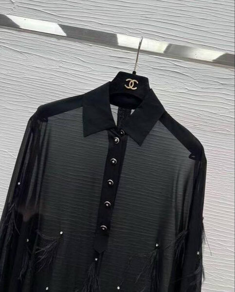 Рубашка Chanel женский черный 179008-3