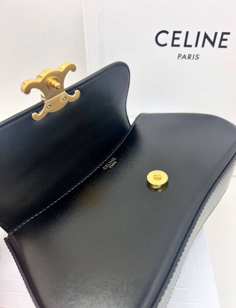 Сумка Celine женский кожа черный 169258-3