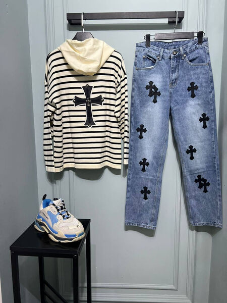 Свитер Chrome Hearts женский черный 127480-2