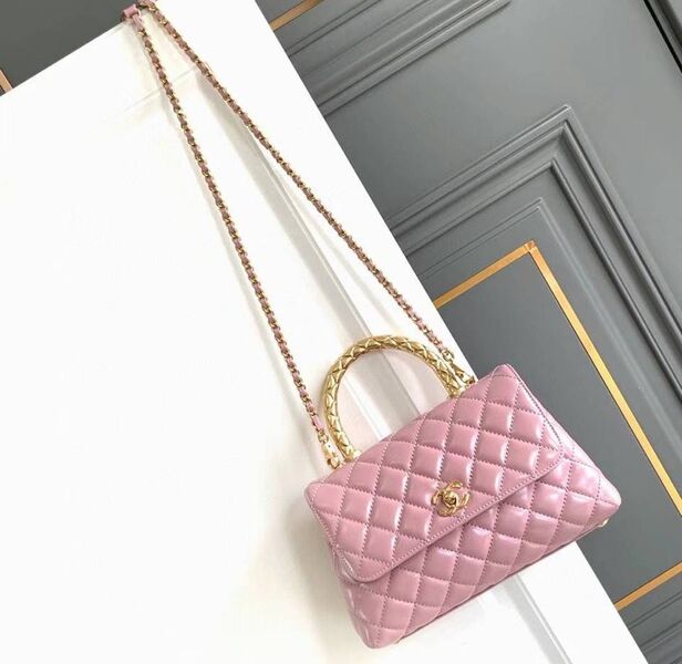 Сумка Chanel женский кожа розовый 157329