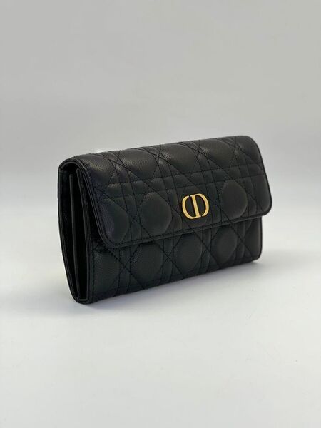 Кошелек Christian Dior женский кожа черный 31763-2