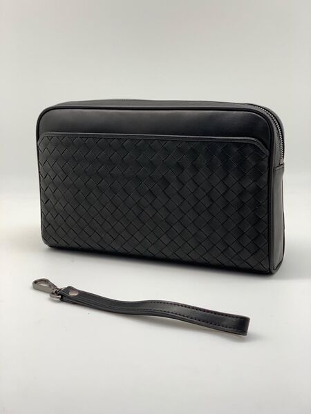 Сумка-клатч Bottega Veneta мужской кожа черный 77972-2