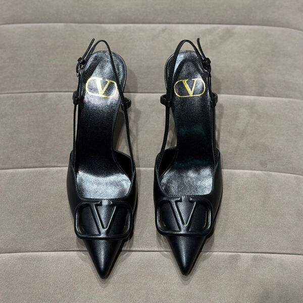 Туфли Valentino женский кожа черный 121303-3
