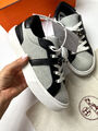 Кеды Hermès женский текстиль графитовый 121460-2