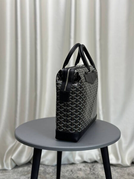 Мужская сумка Goyard мужской кожа черный 173011-2