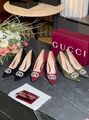Женские туфли Gucci женский замша бордовый o3245919-1-9