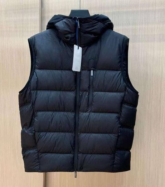 Мужской жилет Moncler мужской синий 163236