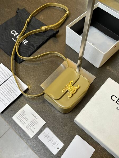 Сумка Celine женский кожа хаки e6931137-1-3