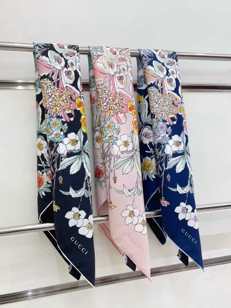 Шелковый платок Gucci женский шелк b0881631-1-3