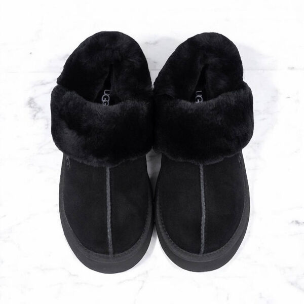 Угги Ugg Slippers Disquette женский замша черный 163218-3