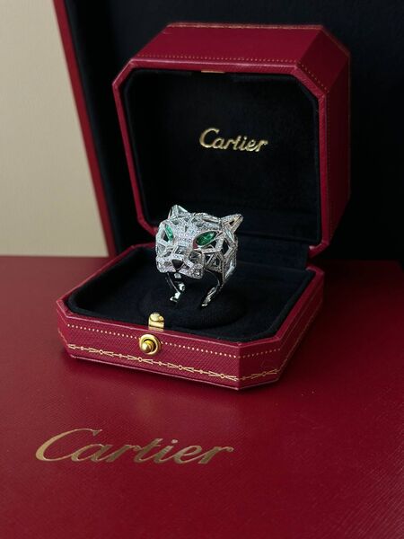 Комплект: кольцо, серьги, браслет Cartier женский серебро p3579911-1-2