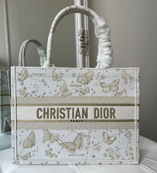 Сумка Christian Dior Book 36 женский текстиль черный 141844