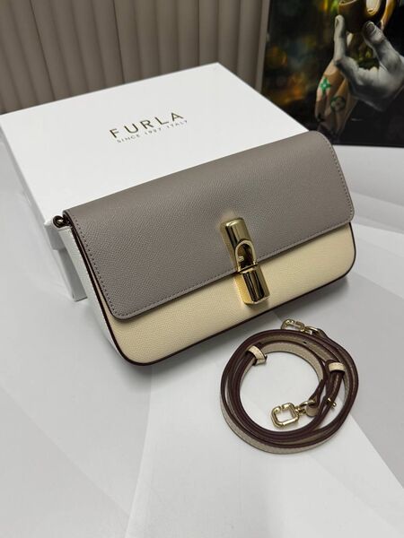Сумка Furla женский кожа белый r7848638-1