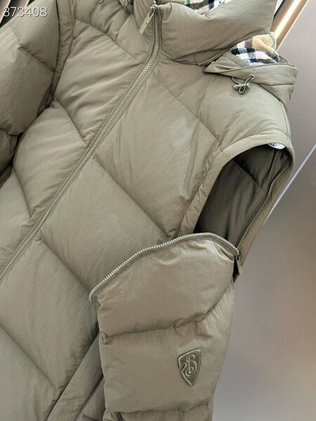 Мужской пуховик Burberry мужской болотный 198785-6