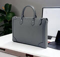 Мужской портфель Louis Vuitton мужской кожа черный 100067-5