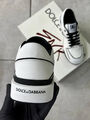 Мужские кроссовки Dolce & Gabbana мужской кожа белый 163494-4
