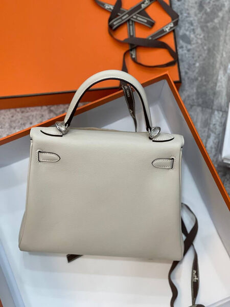 Сумка Hermès Birkin 30 женский кожа белый 98477-2