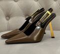 Туфли Saint Laurent женский кожа 133987-1