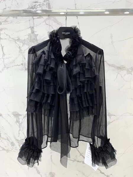 Блузка Balmain женский черный 179012-4
