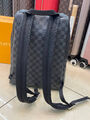 Мужской рюкзак Louis Vuitton мужской кожа черный 167091-5