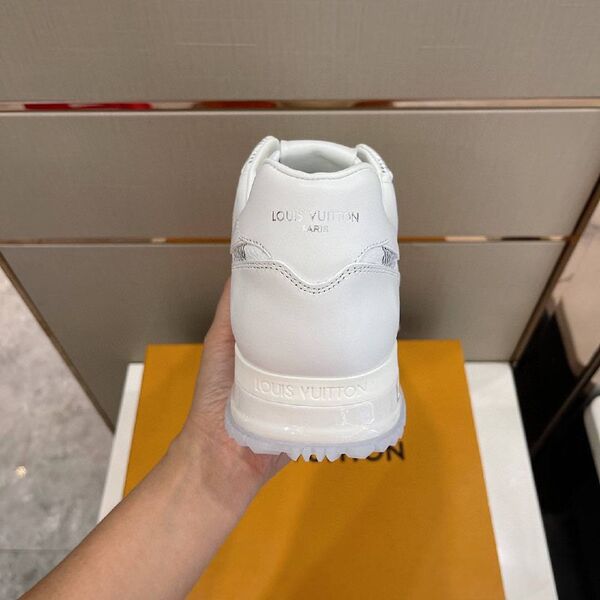 Мужские кроссовки Louis Vuitton Run Away мужской кожа белый k3602053-1-7